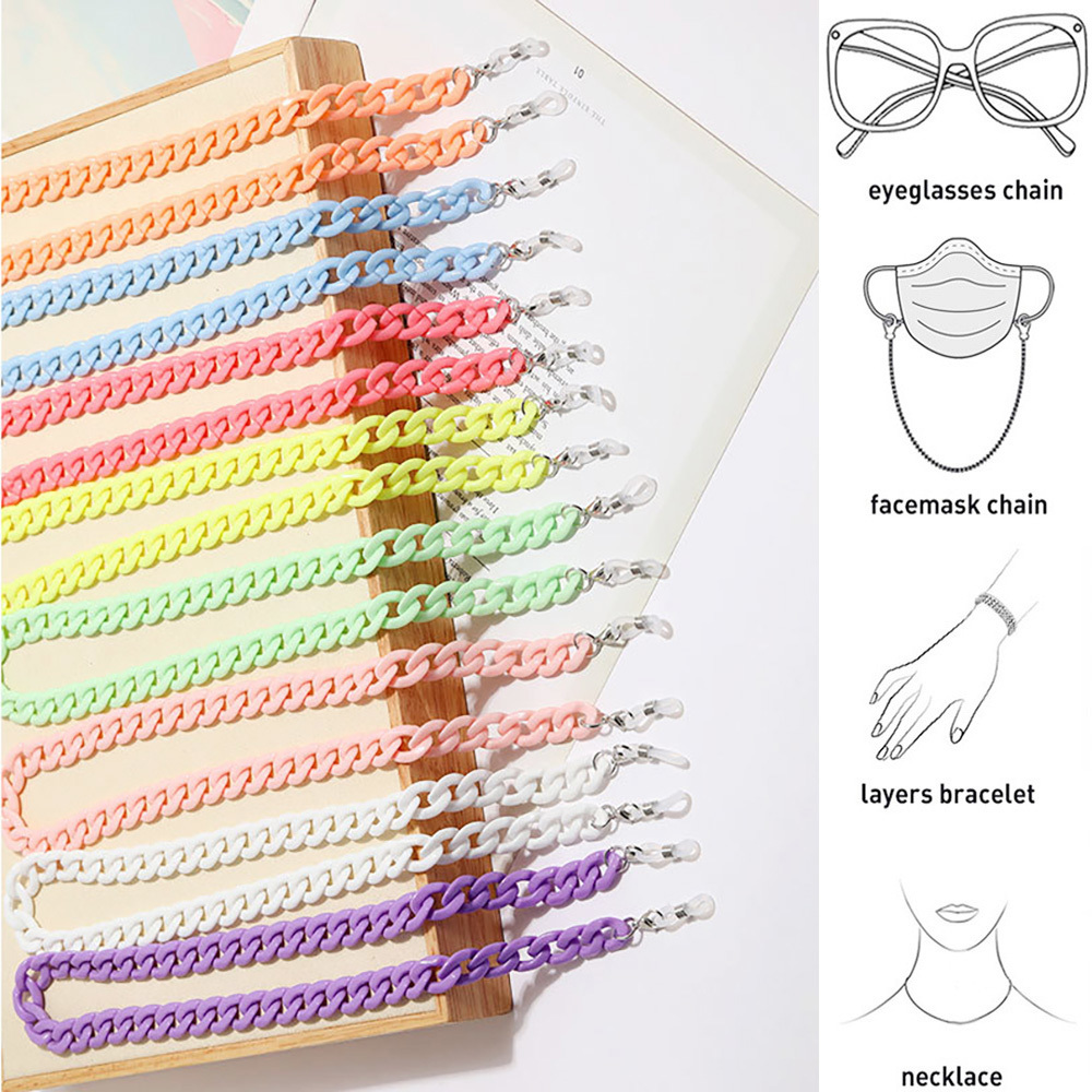 Mask Chain Holder - نظارات ريترو الراتنج 2023 المضادة للانزلاق