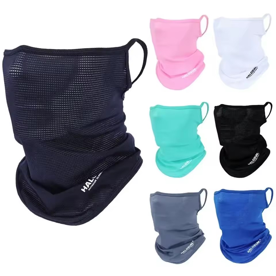 Sports Mask Breathable - قناع وجه كامل من الحرير الجليدي