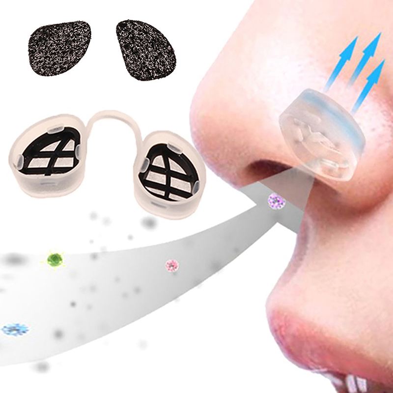 Anti Pollution Mask - فلاتر أنفية مريحة وغير مرئية مضادة