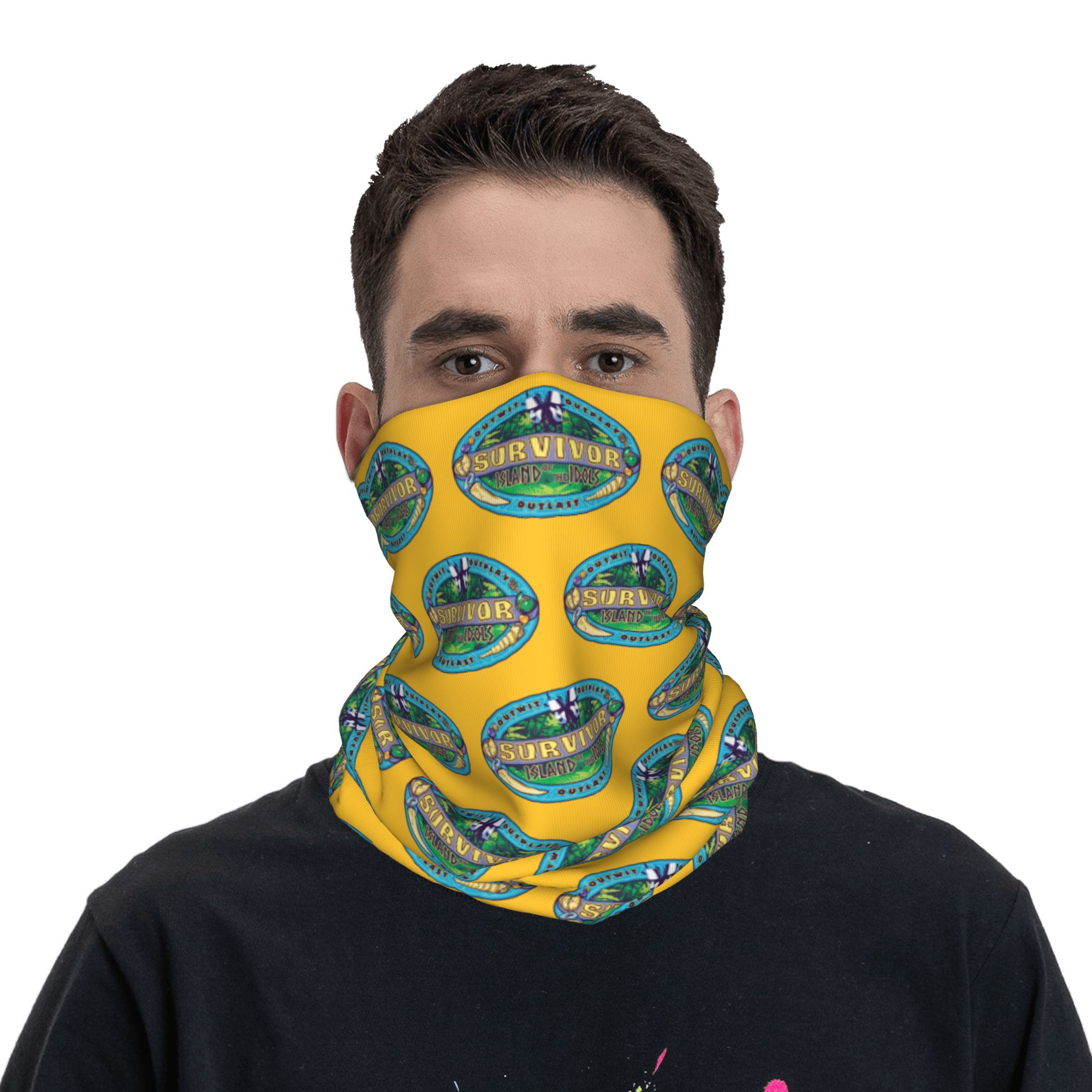 غطاء رقبة باندانا مطبوع عليه I - مراجعة Sports Mask Breathable وسعره