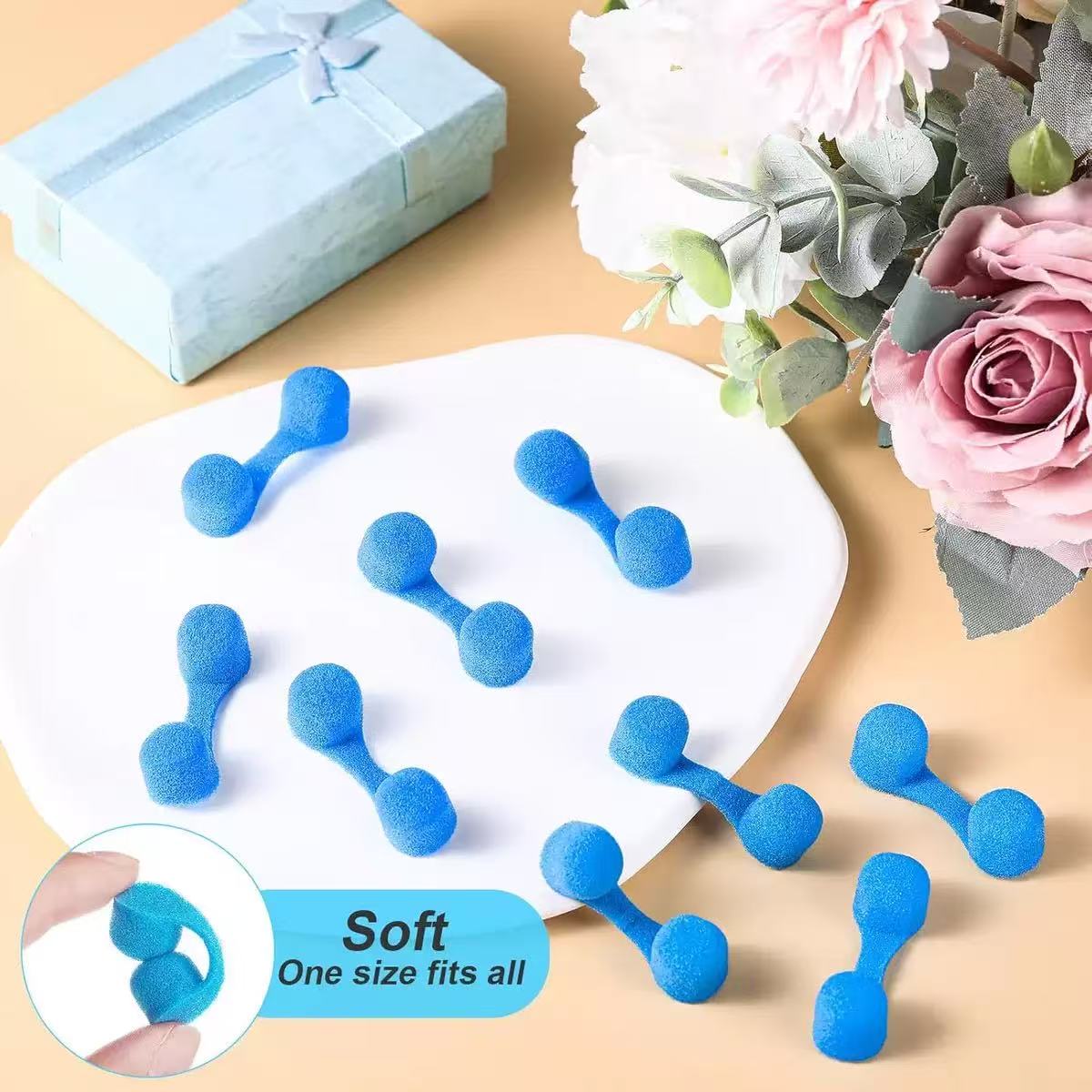 فلاتر أنف إسفنجية زرقاء للاستخ - مراجعة Disposable Mask Blue وسعره