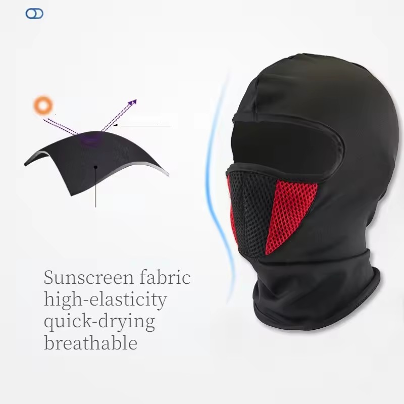 كامل الوجه قناع الدراجات يندبر - مراجعة Sports Mask Breathable وسعره