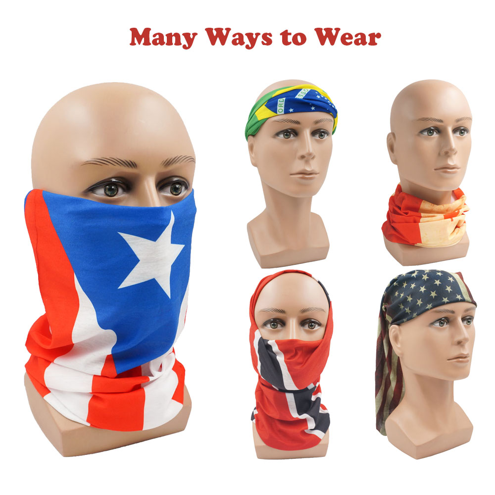 غطاء رأس مطبوع عليه علم السويد - مراجعة Neck Gaiter Face Cover وسعره