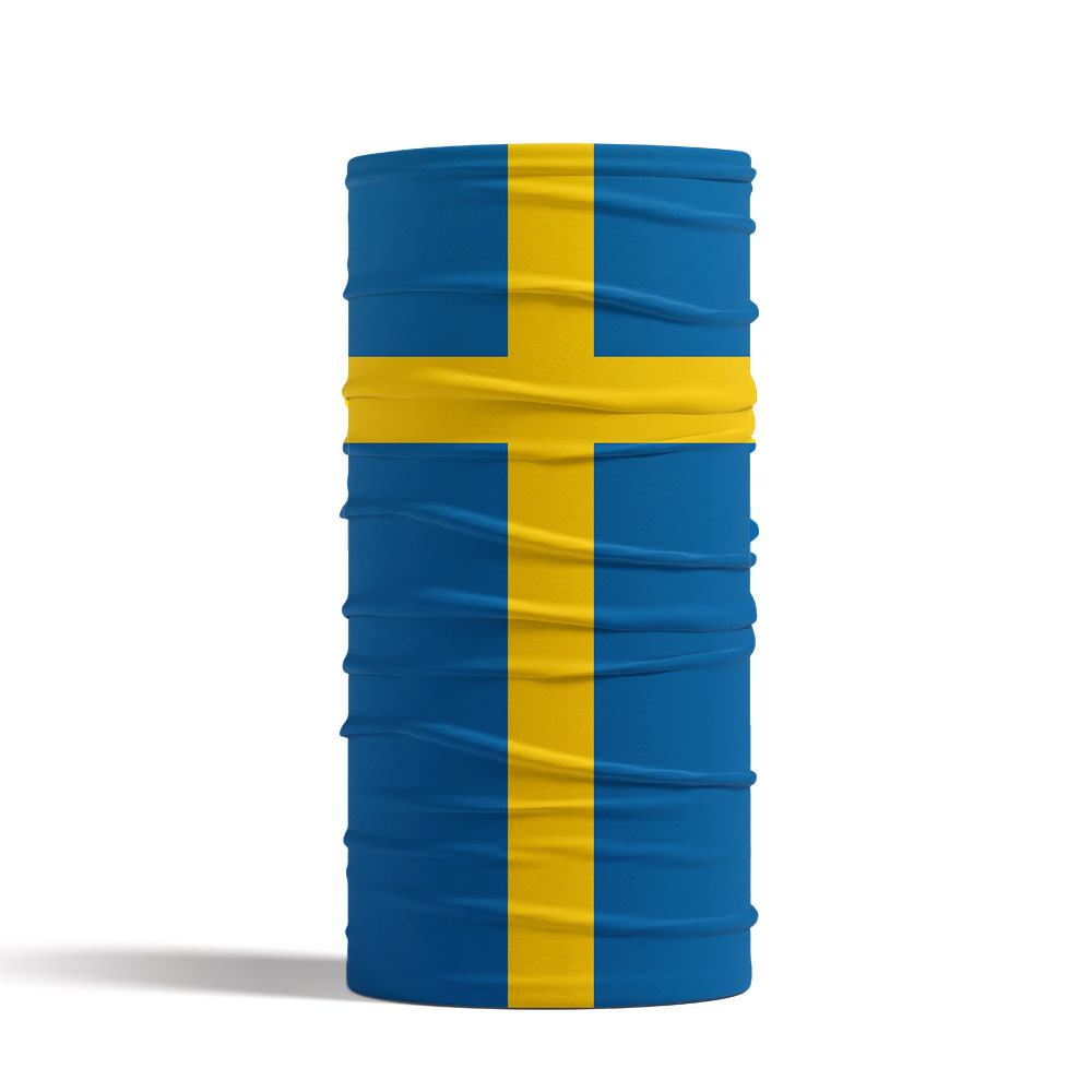 غطاء رأس مطبوع عليه علم السويد - مراجعة Neck Gaiter Face Cover وسعره
