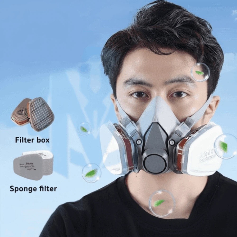 قابل لإعادة الاستخدام ‌ قناع ت - مراجعة Respirator Half Face وسعره