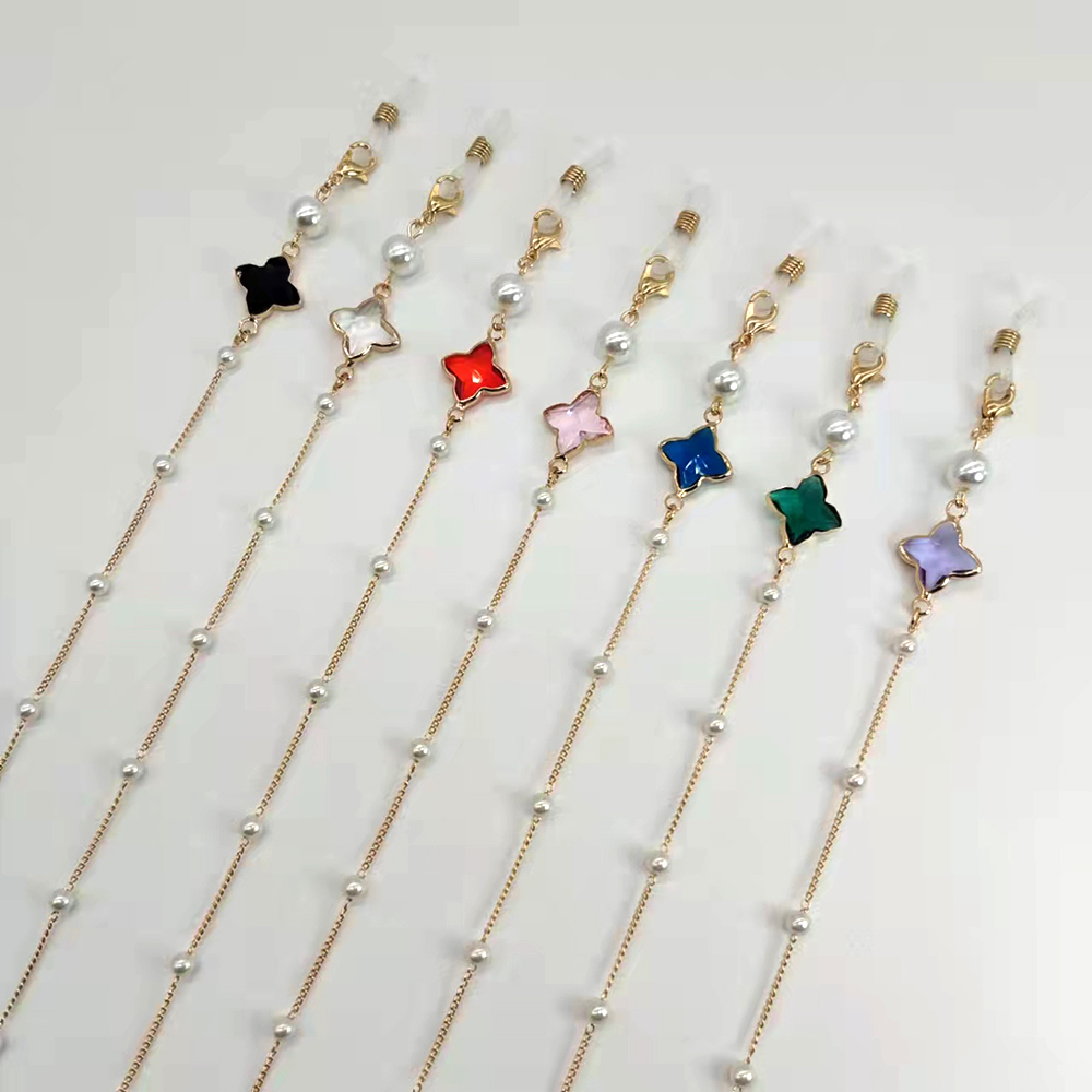 النساء النظارات سلسلة البلاستي - مراجعة Mask Chain Holder وسعره