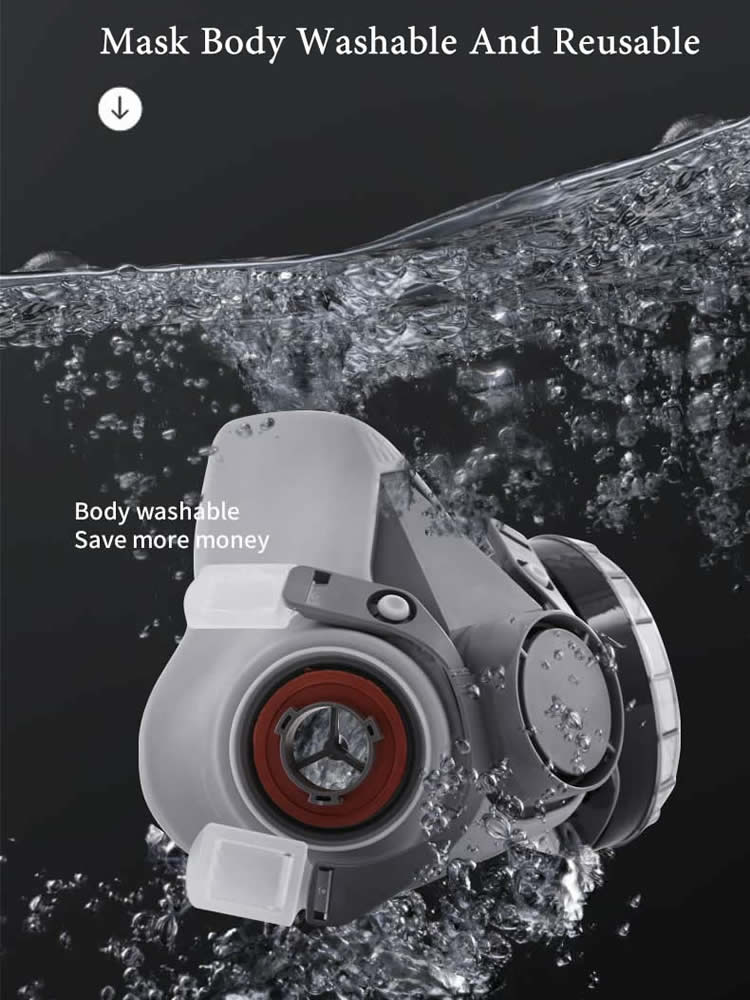 نصف وجه 6200 غبار قناع واقي من - مراجعة Dust Mask Construction وسعره