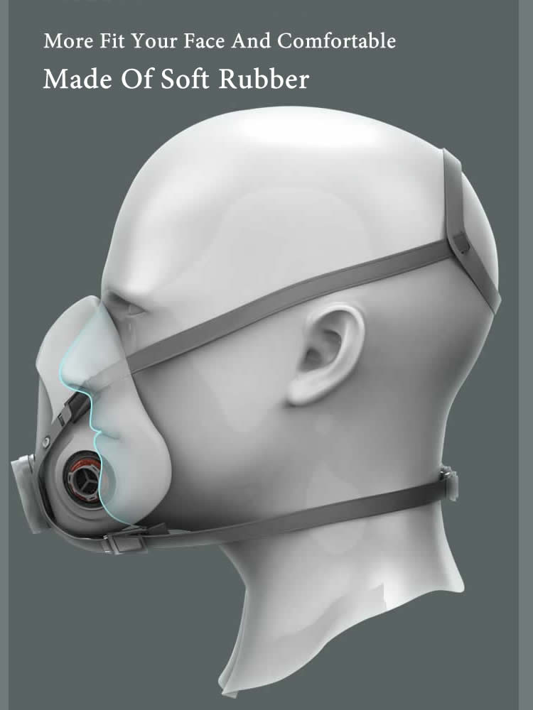 نصف وجه 6200 غبار قناع واقي من - مراجعة Dust Mask Construction وسعره