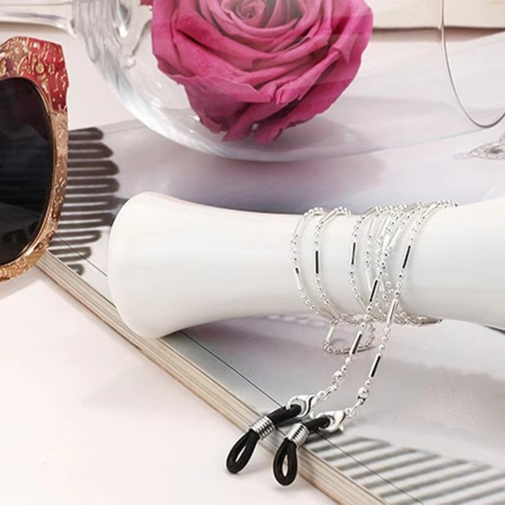 سلسلة نظارات معدنية عصرية مضاد - مراجعة Mask Chain Holder وسعره