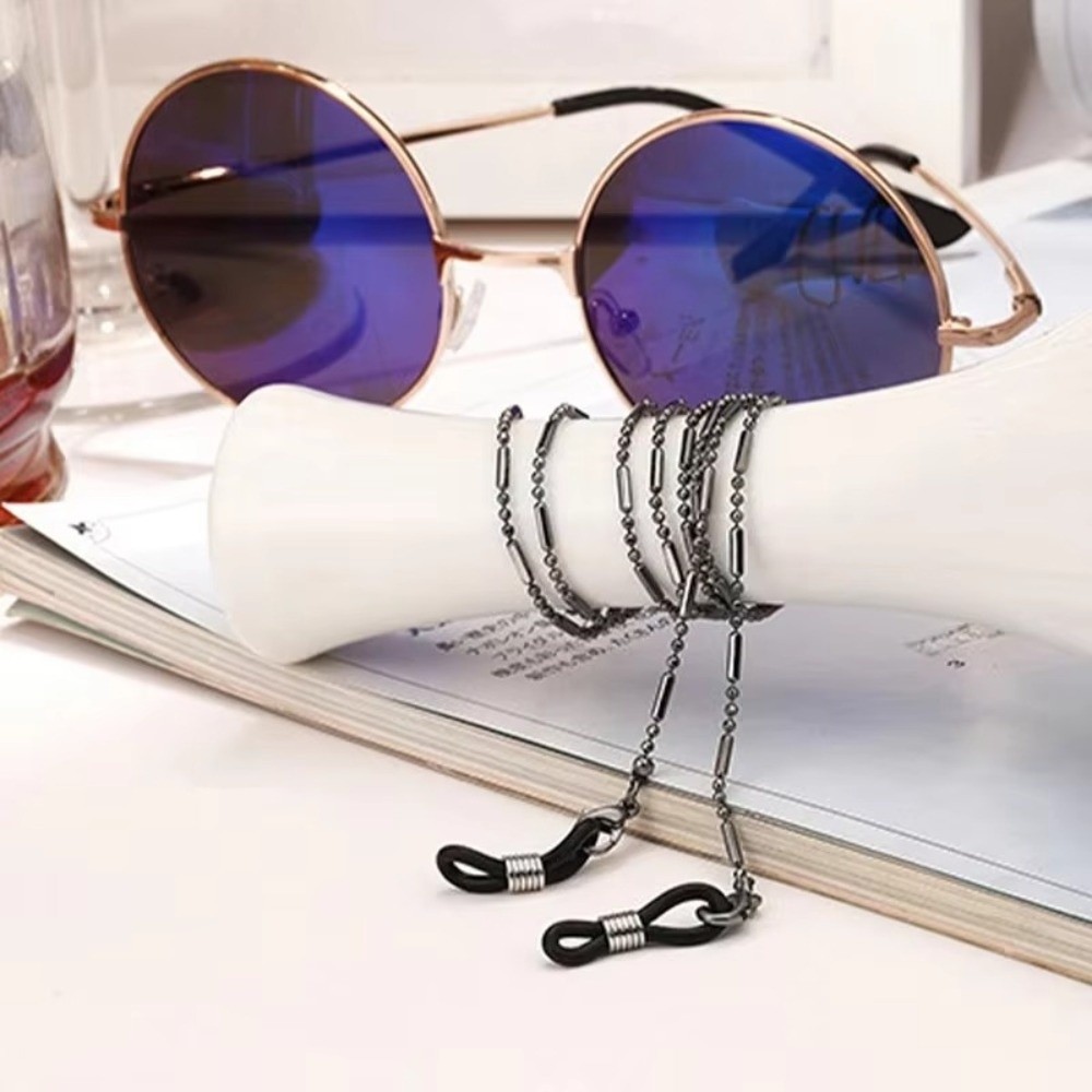 سلسلة نظارات معدنية عصرية مضاد - مراجعة Mask Chain Holder وسعره