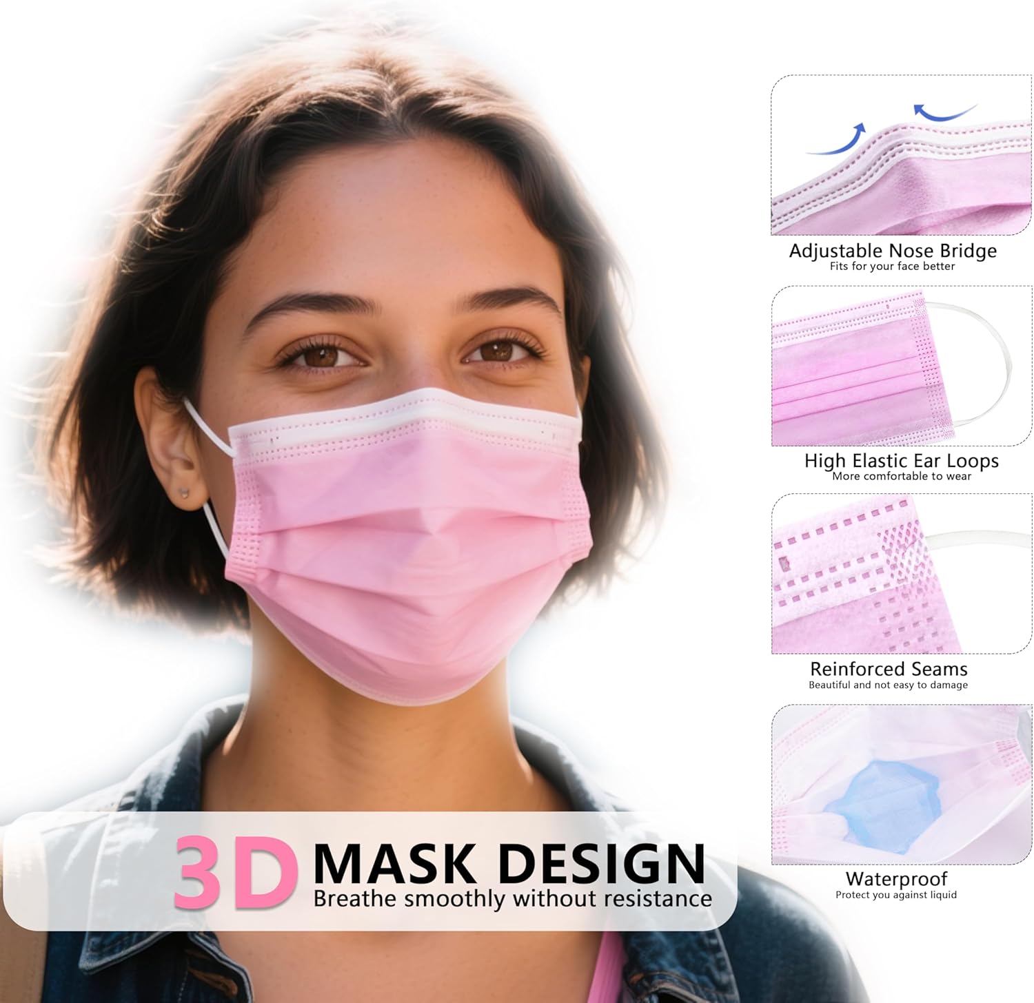 100/50 قطعة من الأقنعة الواقية - مراجعة Kids Face Mask وسعره
