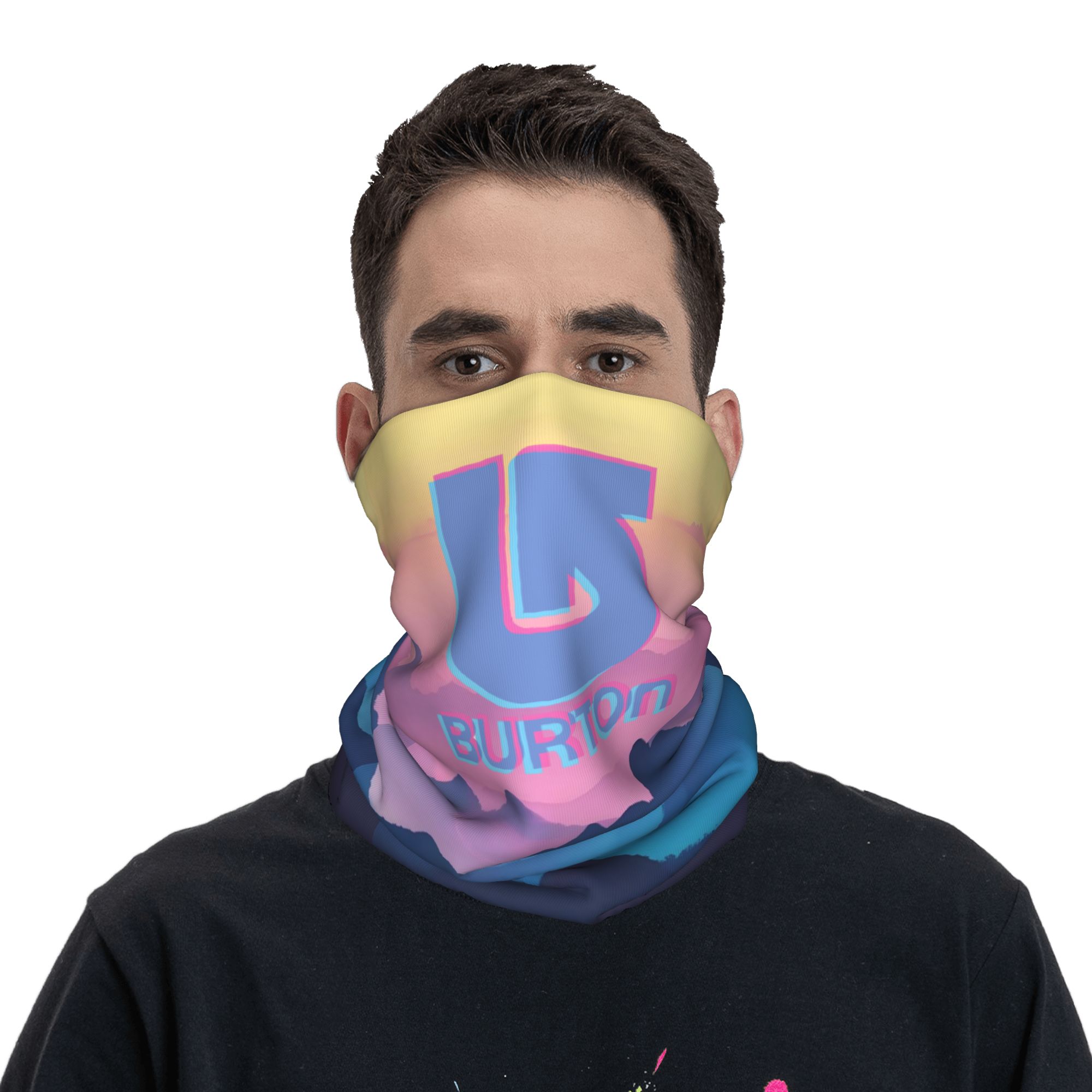 مخصص B-Burtons شعار باندانا ال - مراجعة Neck Gaiter Face Cover وسعره