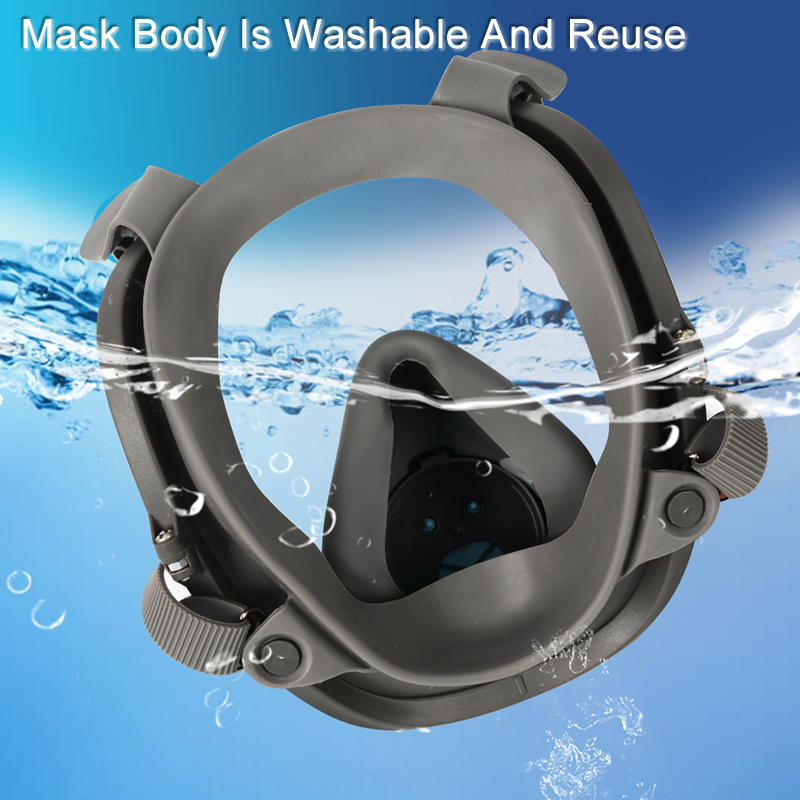 6800 جهاز تنفس كامل للوجه يعمل - مراجعة Dust Mask Construction وسعره