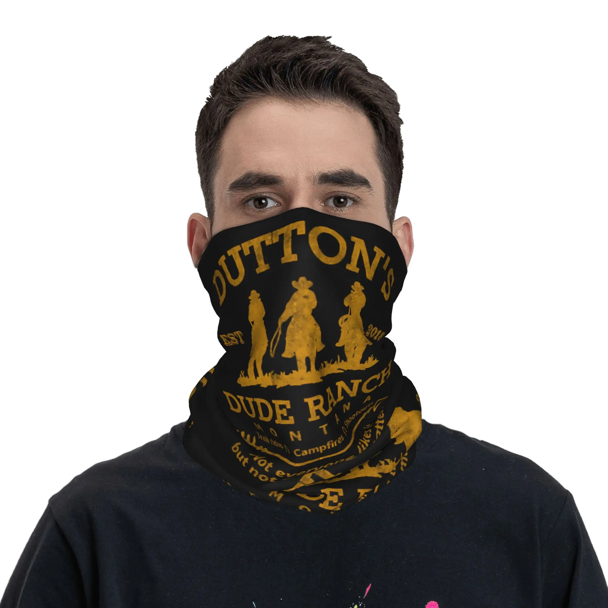 وشاح رقبة يلوستون داتون رانش آ - مراجعة Neck Gaiter Face Cover وسعره