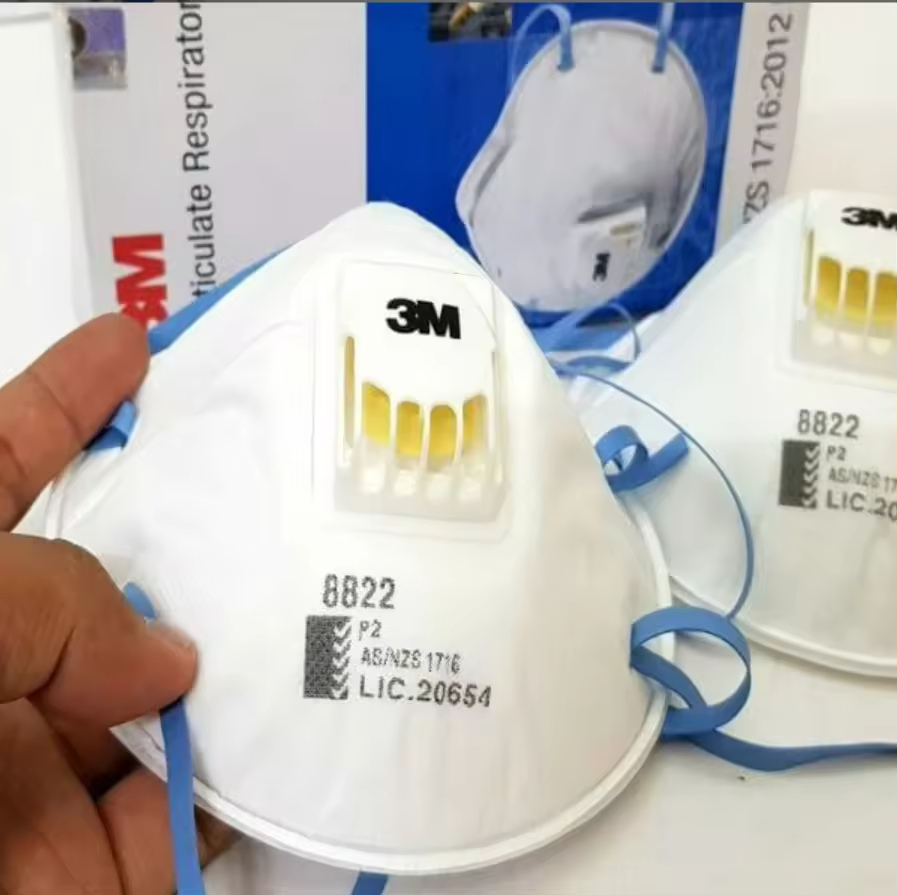 3M 8822 قناع واقٍ مضاد للجسيما - مراجعة Dust Mask Construction وسعره