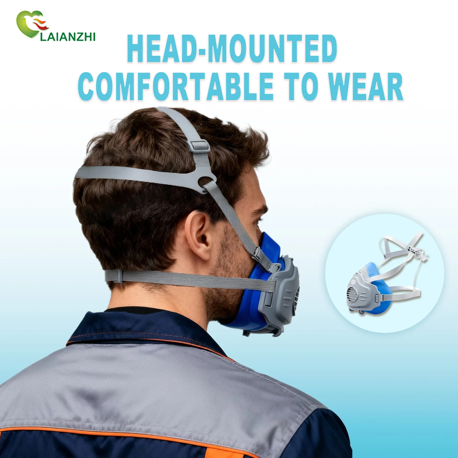قناع سيليكون مقاوم للغبار من L - مراجعة Dust Mask Construction وسعره
